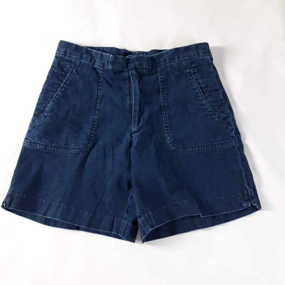 British Khaki Jean Shorts